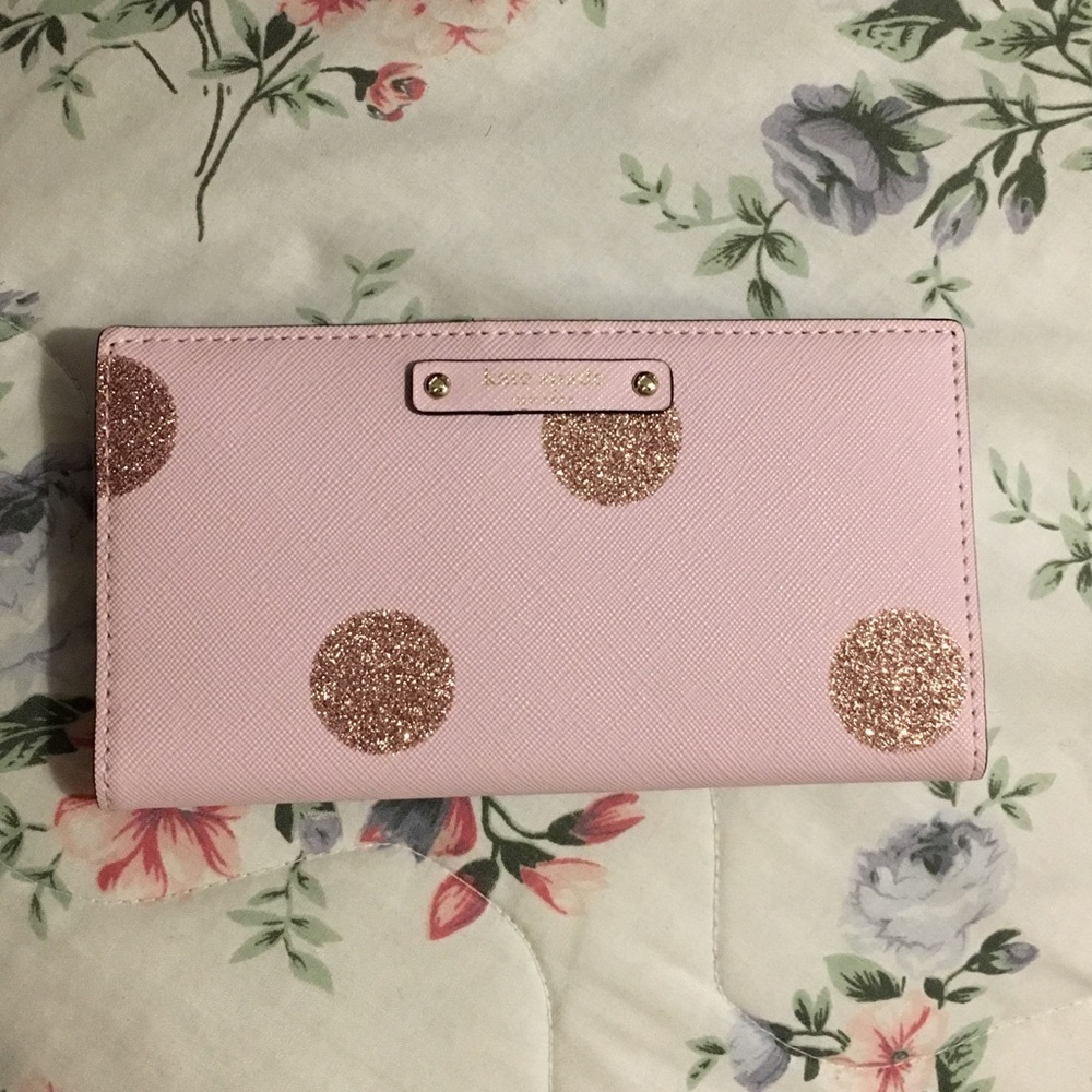 Kate Spade ♠️ Glitter Dot Wallet